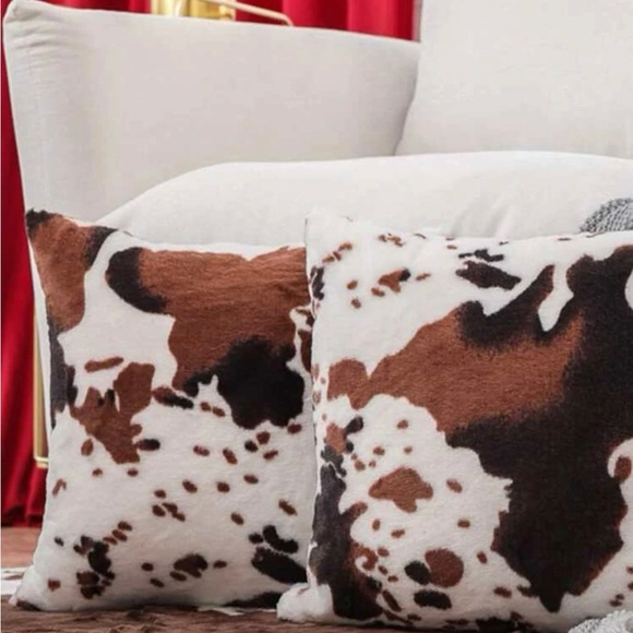 Faux Cow Print Cushion Cover (Case Only) - Picture 2 of 10